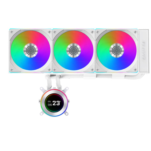 Lian Li HydroShift II LCD-C 360CL ARGB 360mm AIO Liquid CPU Cooler White